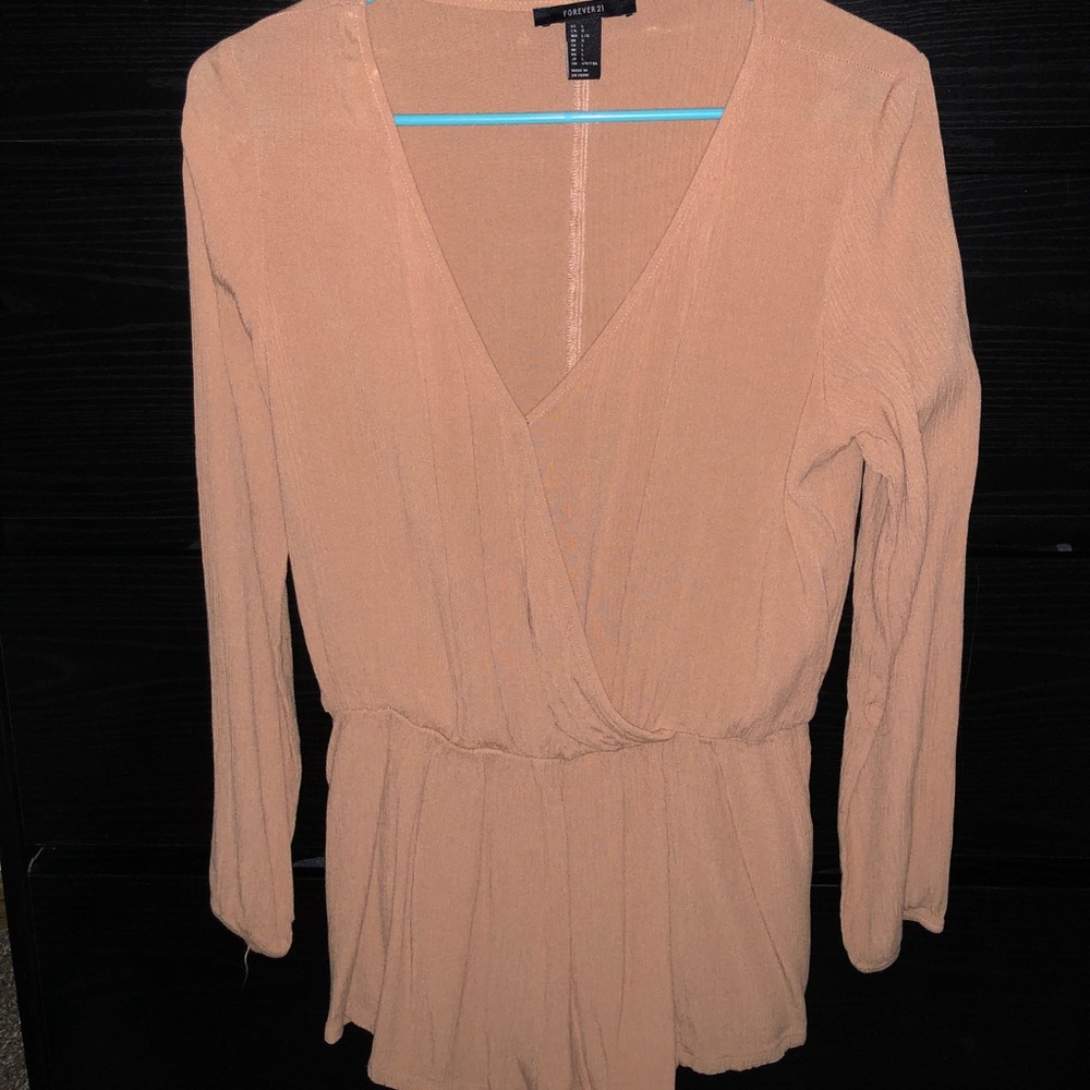 Nude/blush romper